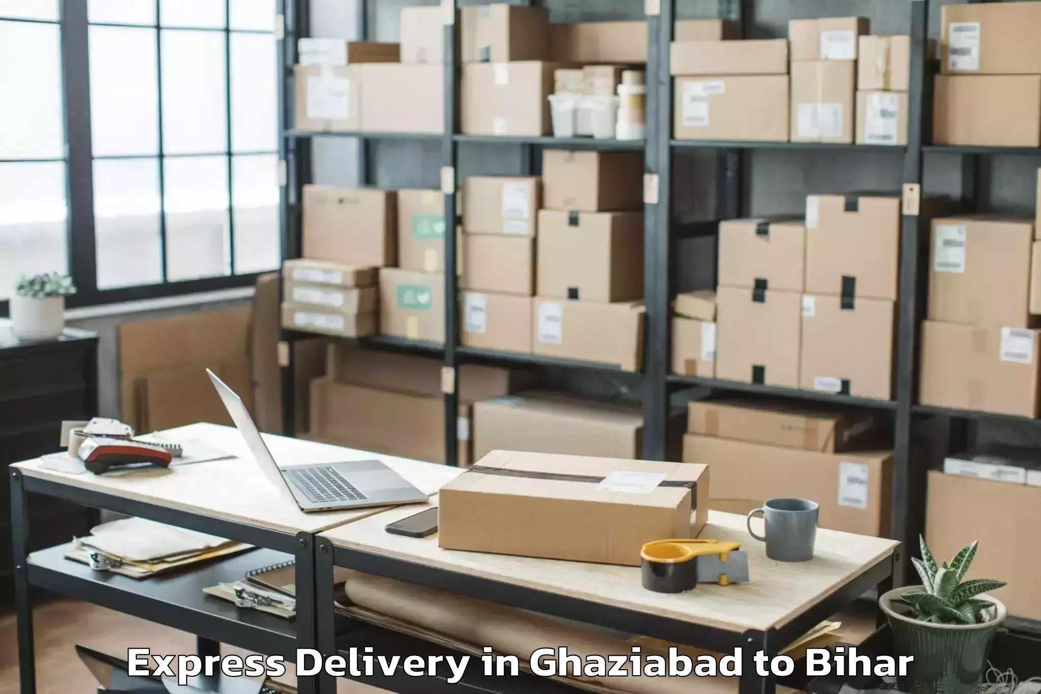 Top Ghaziabad to Kesaria Express Delivery Available